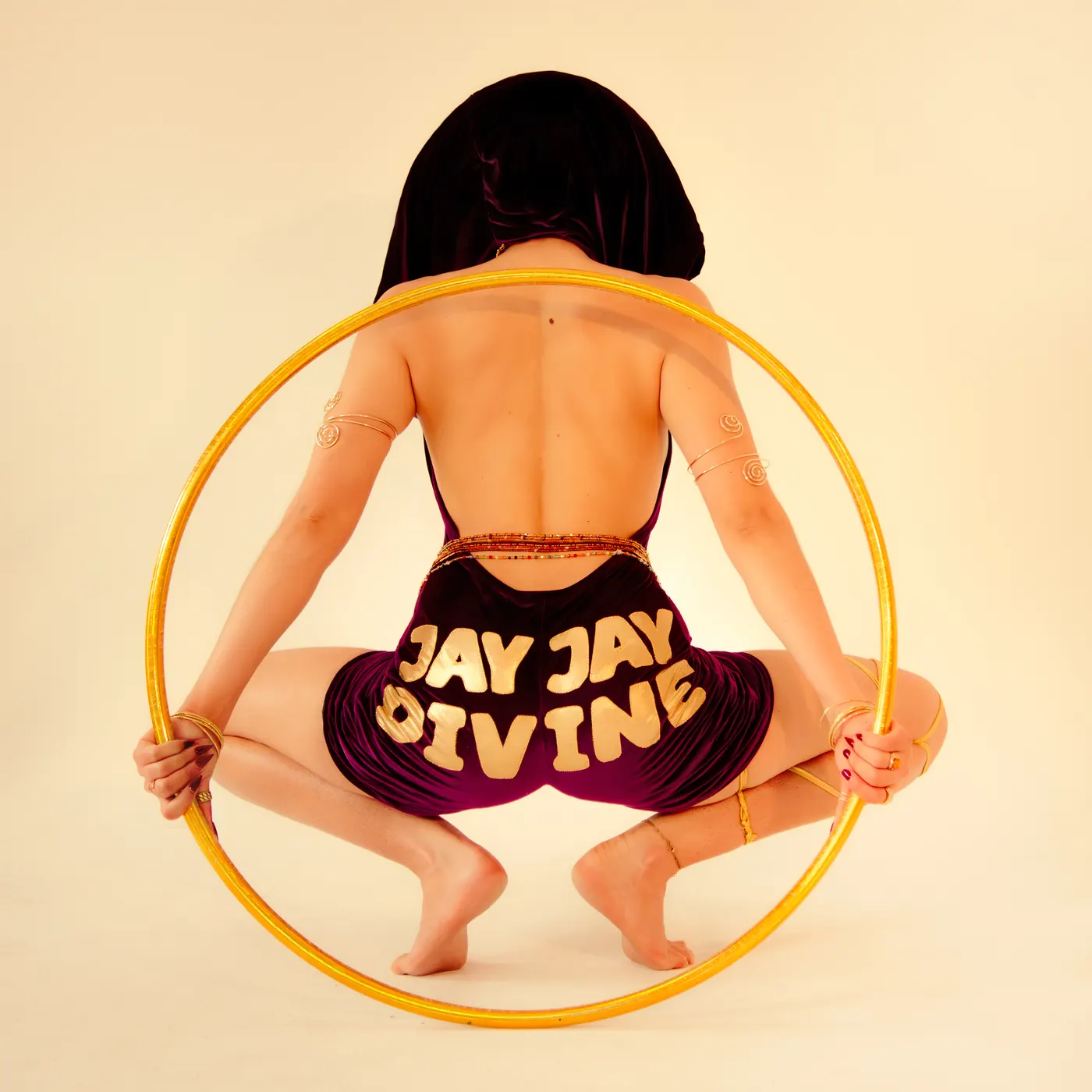 JayJayDivine hooping as a gogo dancer