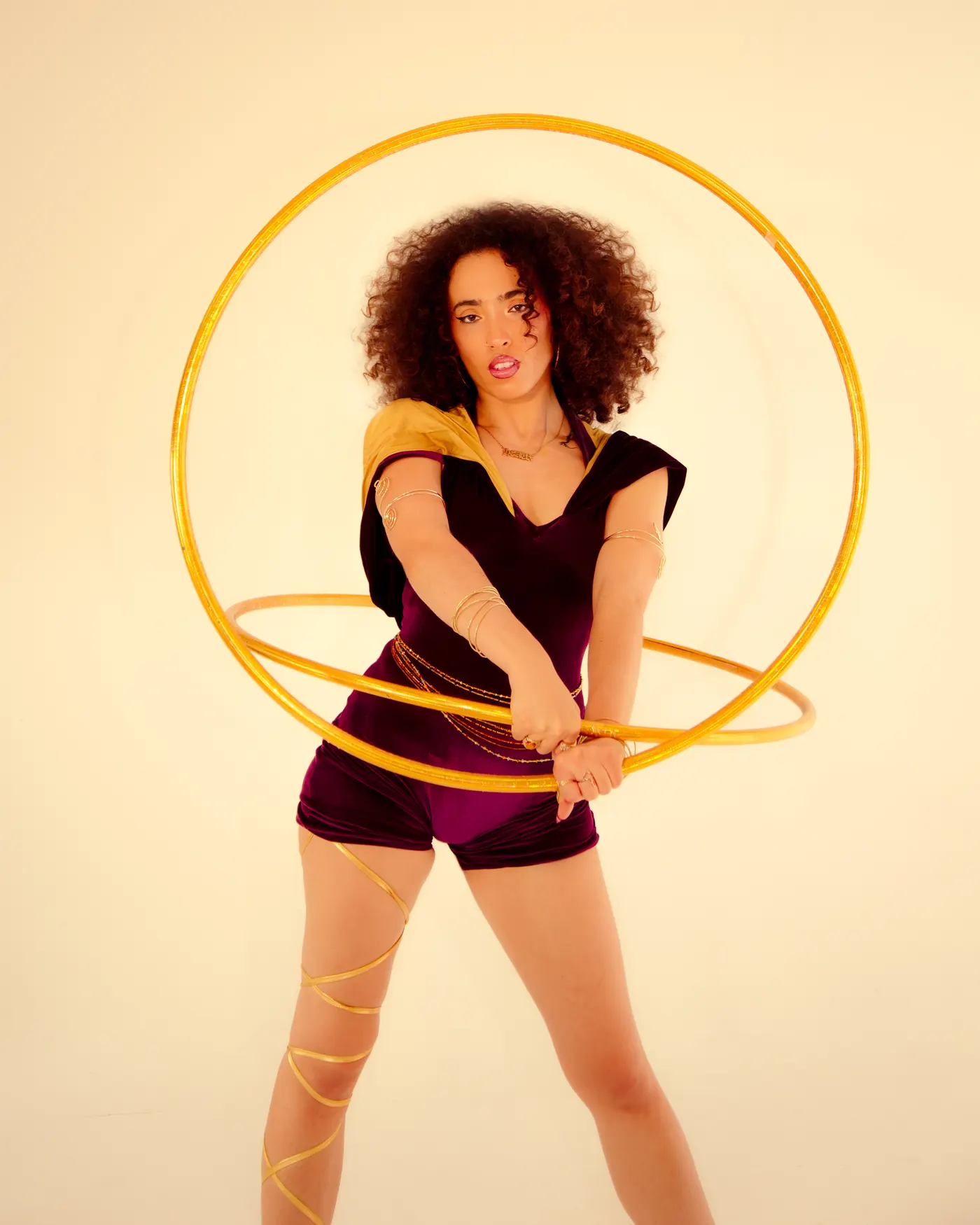 JayJayDivine on a music video set